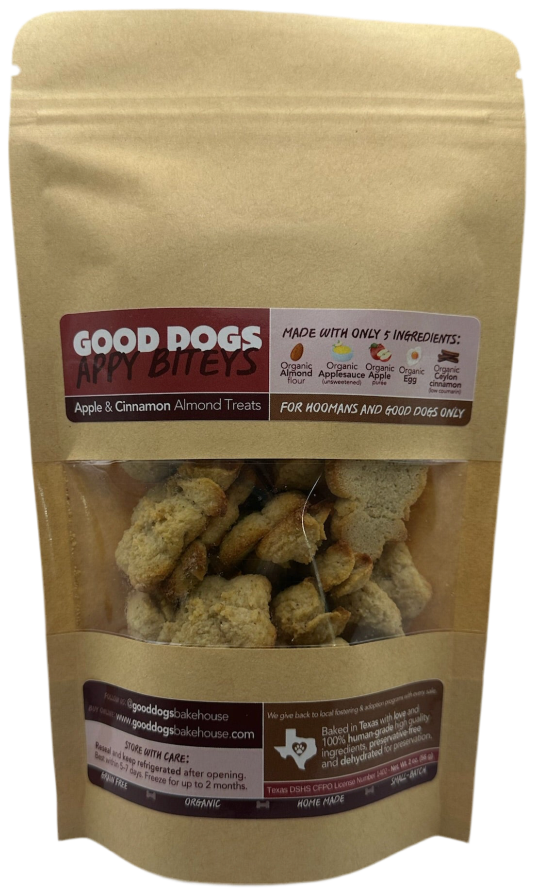 Appy Biteys - Bag (56 g / 2 oz) - Apple Cinnamon Almond Treats