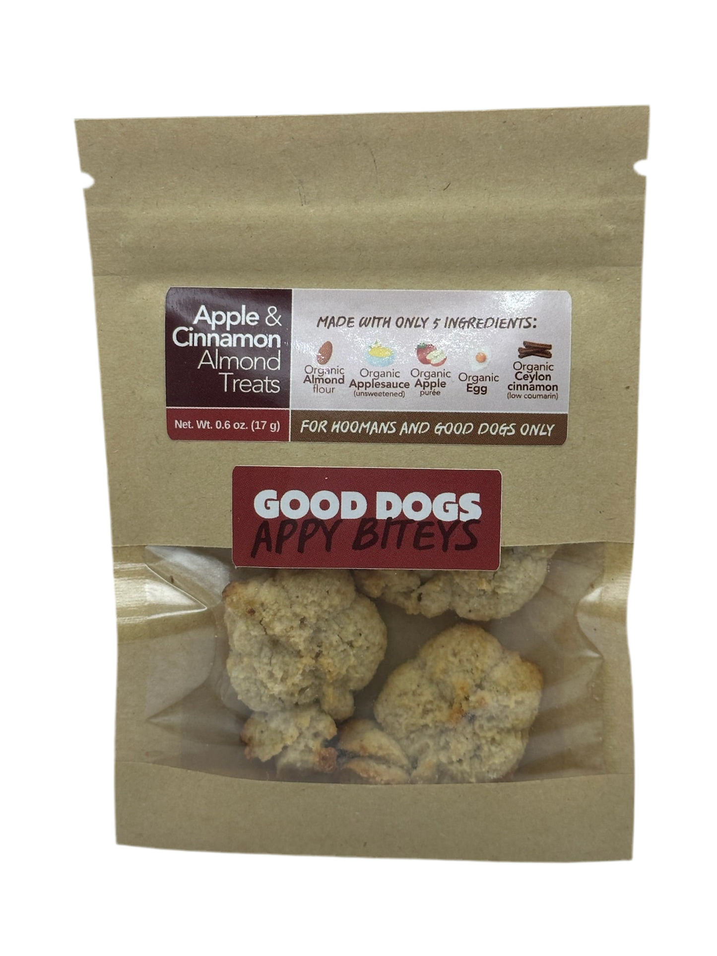 Appy Biteys - Mini Bag (17 g / 0.6 oz) Apple Cinnamon Almond Treats