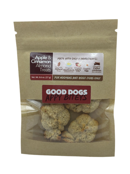 Appy Biteys - Mini Bag (17 g / 0.6 oz) Apple Cinnamon Almond Treats