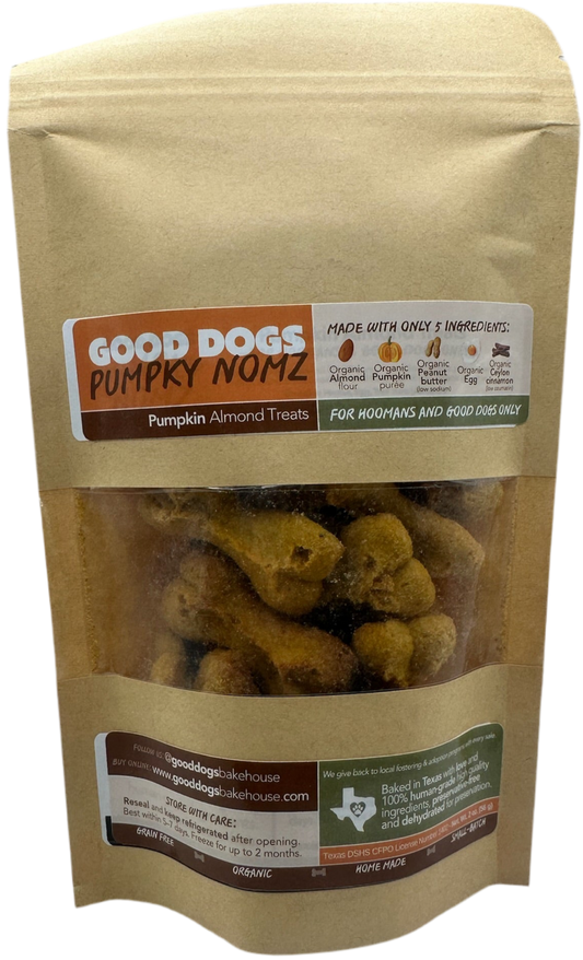 Pumpky Nomz - Bag (56 g / 2 oz) Pumpkin Almond Treats