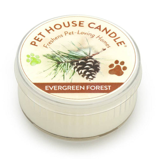 Pet House Evergreen Forest Mini Candle