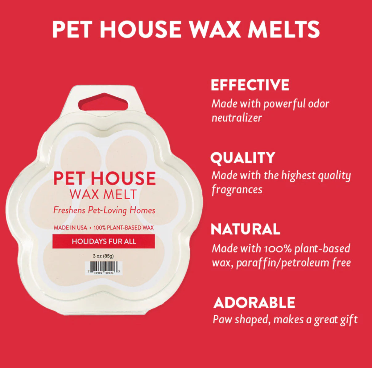 Pet House Holidays Fur All Wax Melt