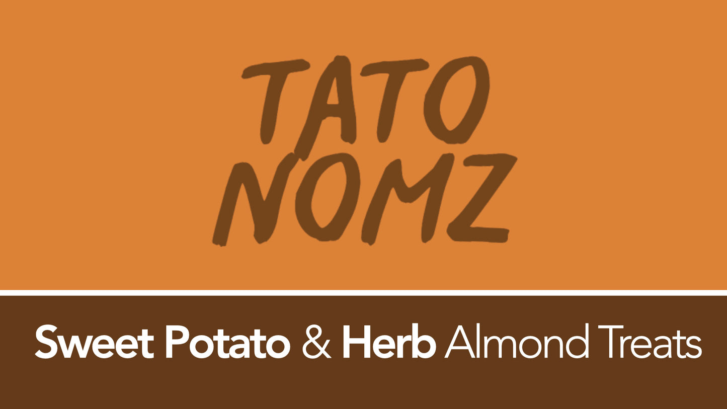 Tato Nomz — Sweet Potato Herb Almond Treats - Bag (56 g / 2 oz)