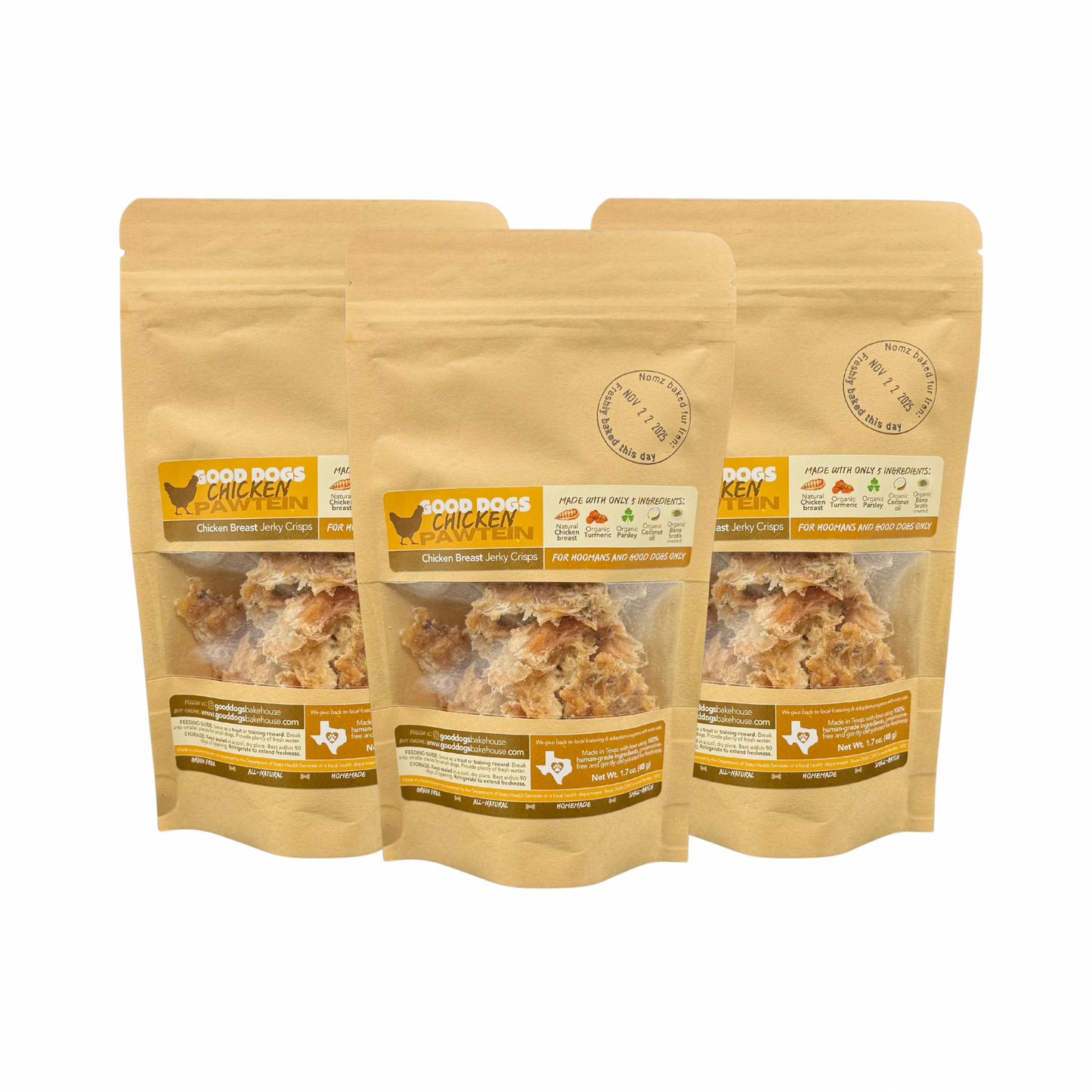 Chicken Pawtein Weeks (1.7 oz/48 g) 3-pack Promo