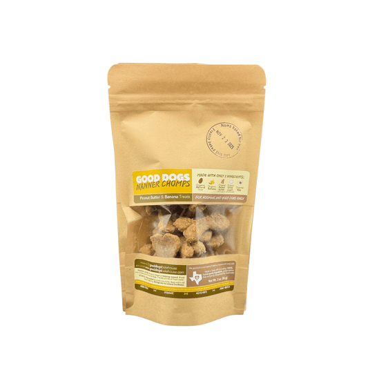 Nanner Chompz - Bag (56 g / 2 oz) Peanut Butter & Banana Almond Treats