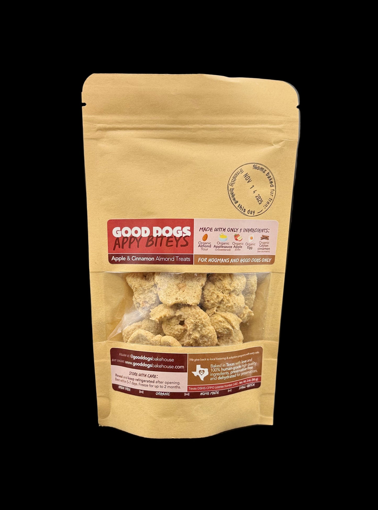 Appy Biteys - Bag (56 g / 2 oz) - Apple Cinnamon Almond Treats